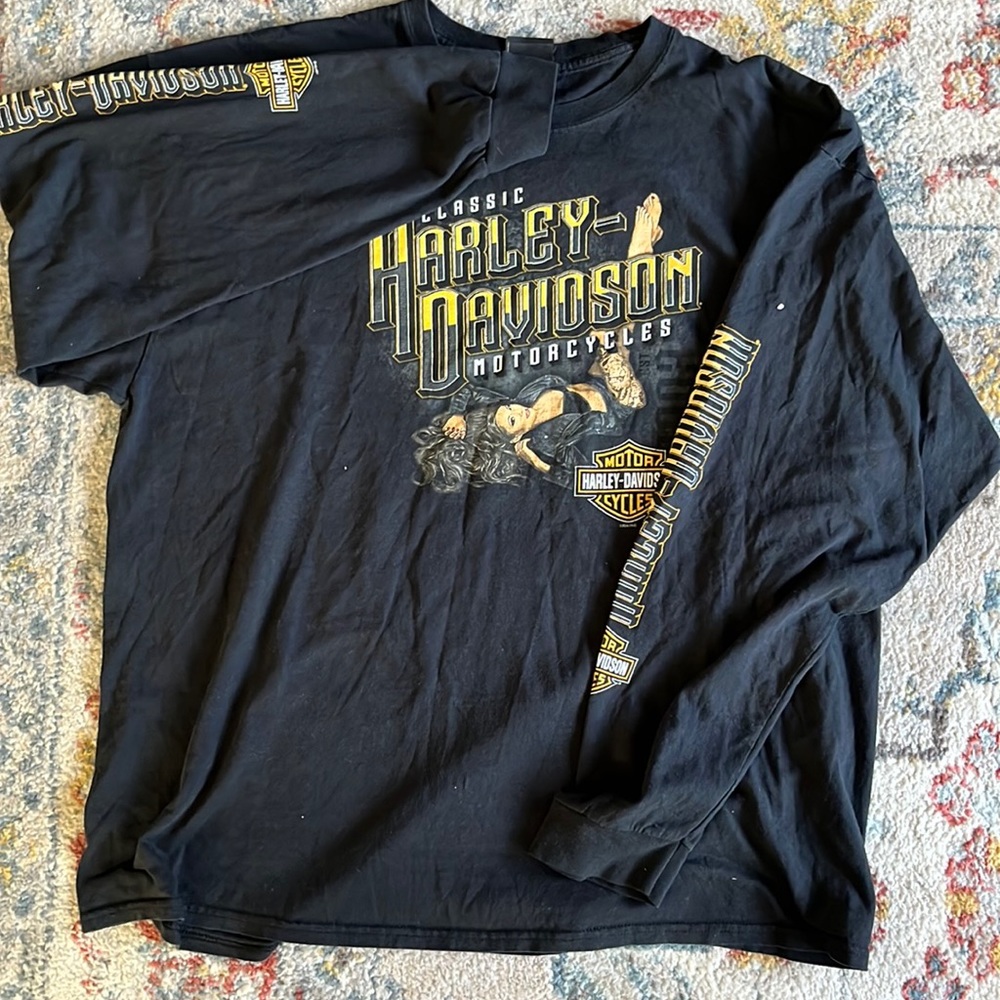 Classic Harley Davidson Long Sleeve Tee